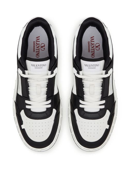 white/black calf leather sneakers Valentino Garavani | 5Y2S0H43RDG0NI